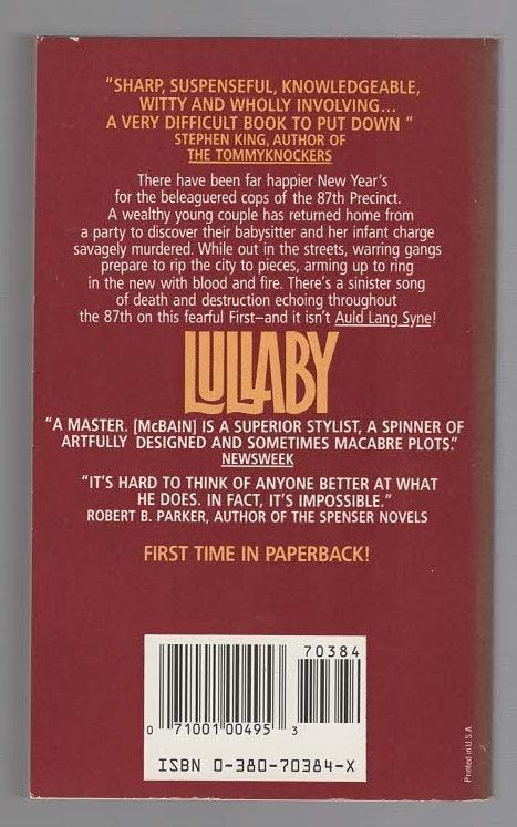 Lullaby Crime Fiction mystery used Books