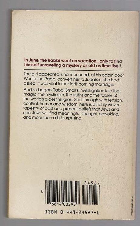 Conversations With Rabbi Small Crime Fiction mystery used Books