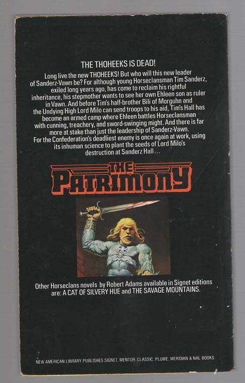 The Patrimony fantasy used Books