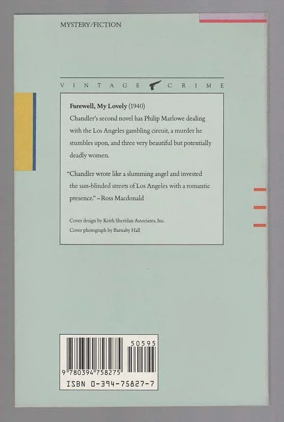 Farewell, My Lovely Crime Fiction mystery used Books