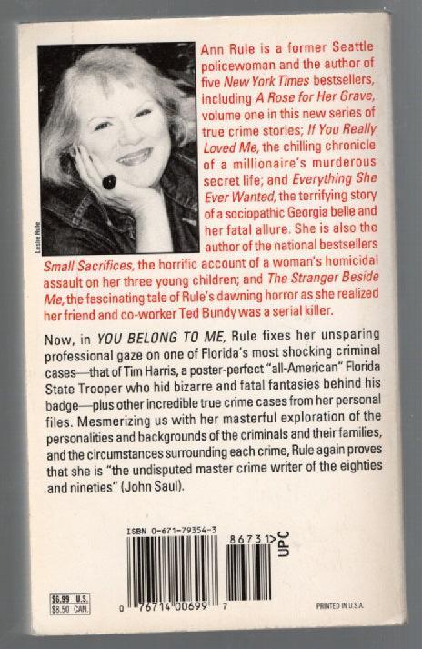 You Belong To Me Nonfiction True Crime used Books