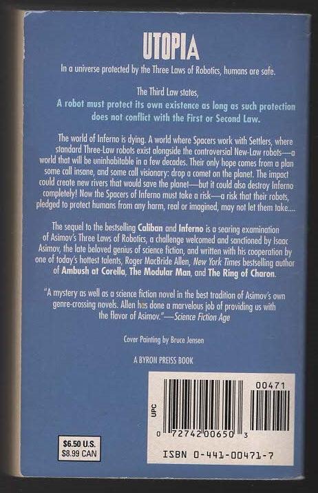 Isaac Asimov's Utopia A.I. Fiction Classic Science Fiction science fiction used Books