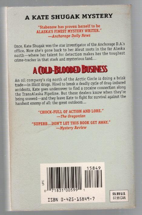 A Cold Blooded Business Crime Fiction mystery paperback used Books