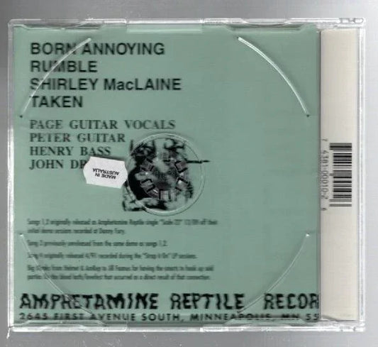 Born Annoying, Rumble, Shirley MacLaine, Taken Heavy Metal Rock Music CD