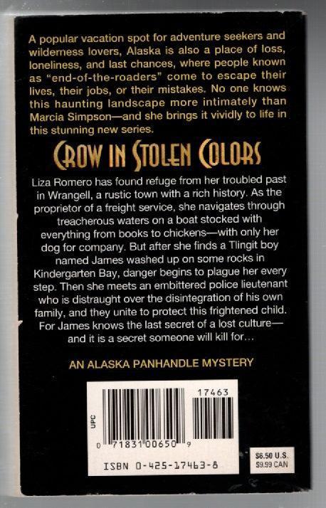 Crow In Stolen Colors Crime Fiction mystery used Books