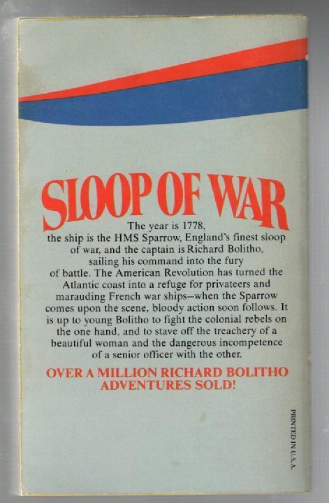 Sloop Of War historical fiction Military Fiction thriller used Books