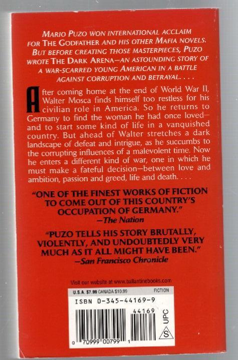 The Dark Arena Action Crime Fiction mystery thriller used Books