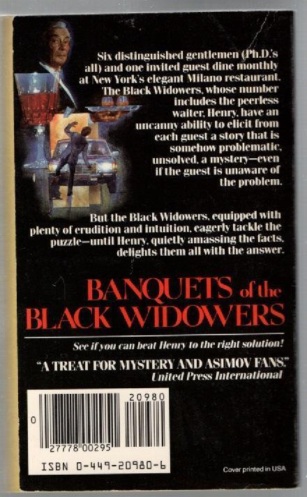 Banquets Of The Black Widowers Crime Fiction mystery science fiction used Books