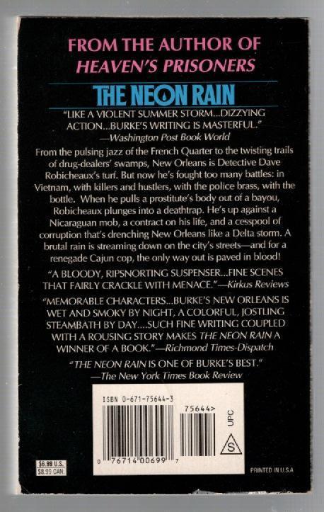 The Neon Rain Crime Fiction mystery used Books
