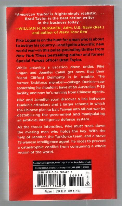 American Traitor Spy thriller used Books