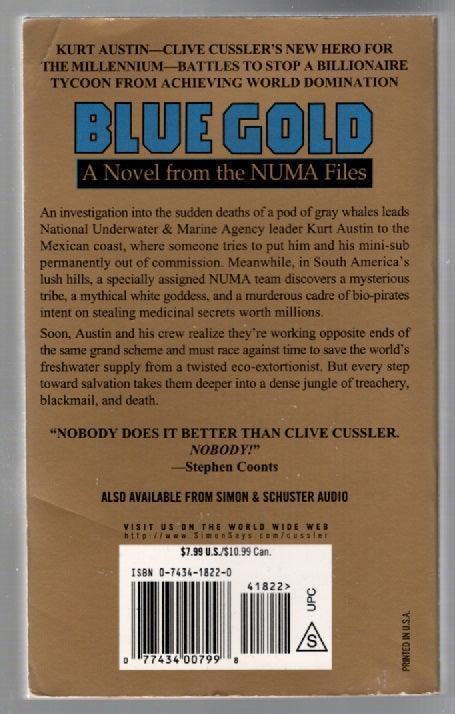 Blue Gold Action thriller used Books