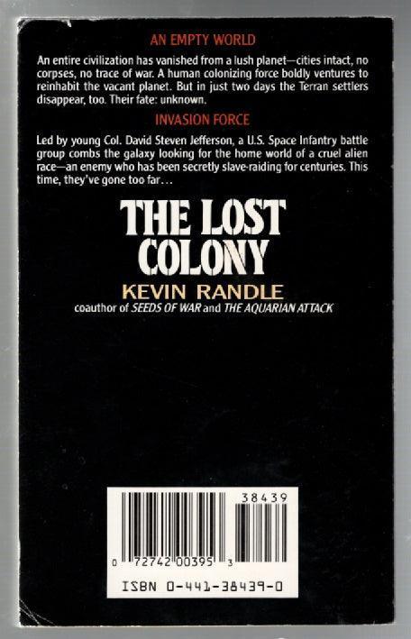 The Lost Colony Action science fiction thriller used Books