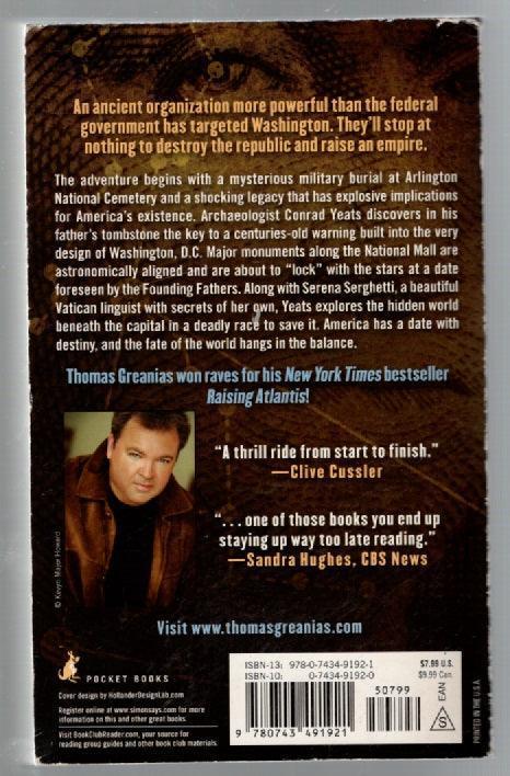 The Atlantis Prophecy Conspiracy paperback science fiction thrilller used Books