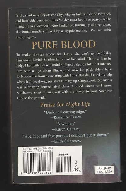 Pure Blood Adult Fiction fantasy fiction magic paperback Paranormal Romance Shapeshifters Supernatural Urban Fantasy Werewolf Werewolves Books