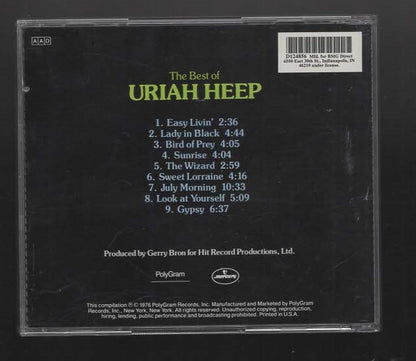 The Best Of Uriah Heep Album Rock Blues Rock Classic Rock Hard Rock Music Progressive Rock Soft Rock Symphonic Rock CD