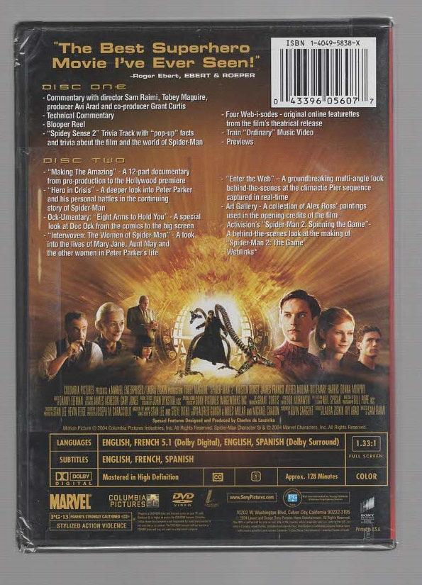 Spider-Man 2 Action Adaptation Adventure Comic Book Adaptation marvel Movies science fiction Superhero dvd