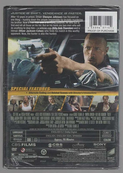 Faster Action Adventure Crime Fiction Drama Movies thriller dvd