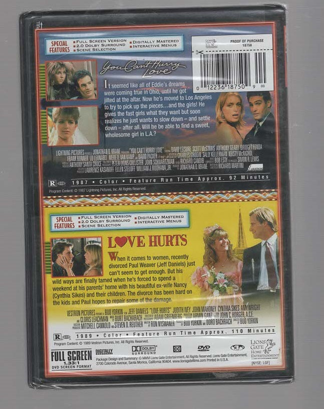 Red Carpet Double Feature: You Can't Hurry Love/ Love Hurts Comedy Indie Film Movies Romance Romantic Comedy dvd