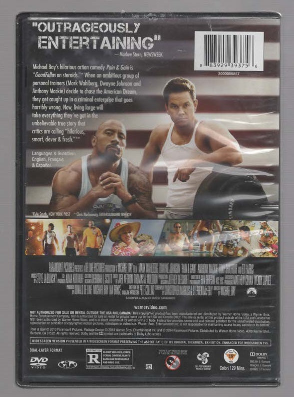 Pain & Gain Action Comedy Crime Fiction Dark Comedy Drama Movies dvd
