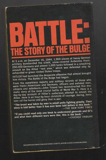 Battle: The Story Of The Buldge American History European History German History History Military Non-Fiction Nonfiction paperback War World War 2 World War Two Books