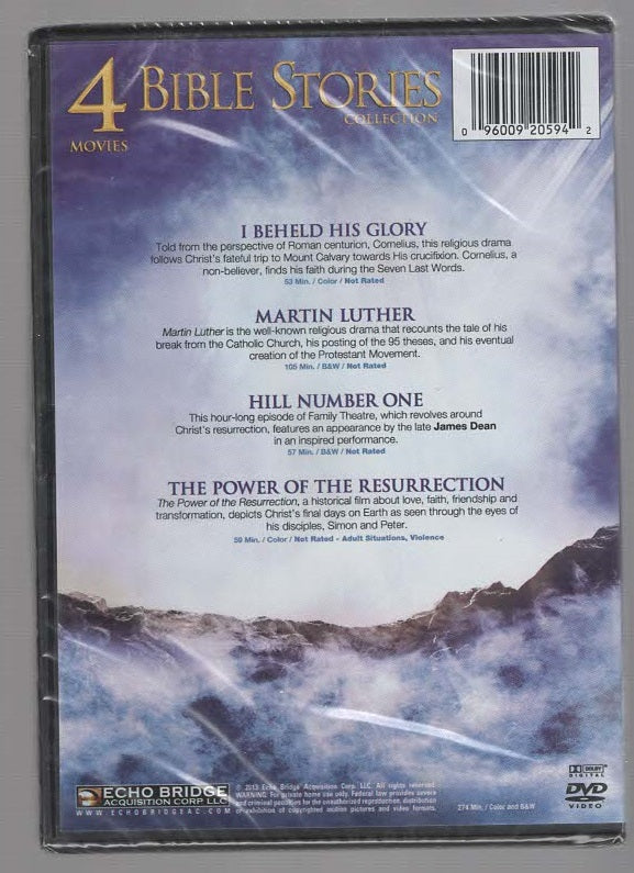 4 Bible Stories Collection Adaptation Based on a True Story Christian Drama Movies Religion dvd