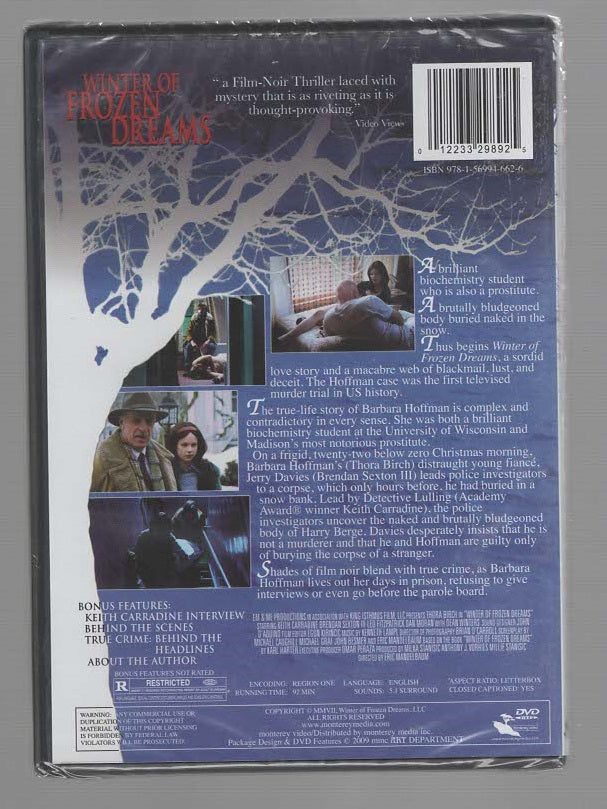 Winter of Frozen Dreams Adaptation Crime Fiction Crime Thriller Drama Indie Film Movies Psychological Thriller thriller dvd