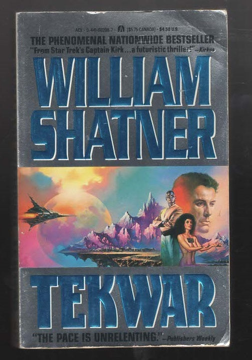 TekWar crime Cyberpunk Detective fiction mystery Novels paperback science fiction Science Fiction Fantasy Star Trek thriller Books