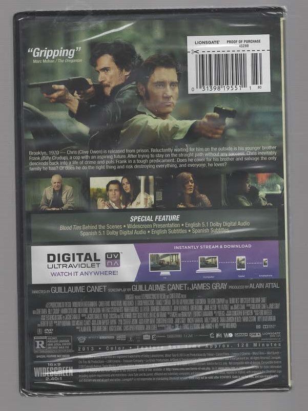 Blood Ties Action Crime Fiction Drama Movies thriller dvd