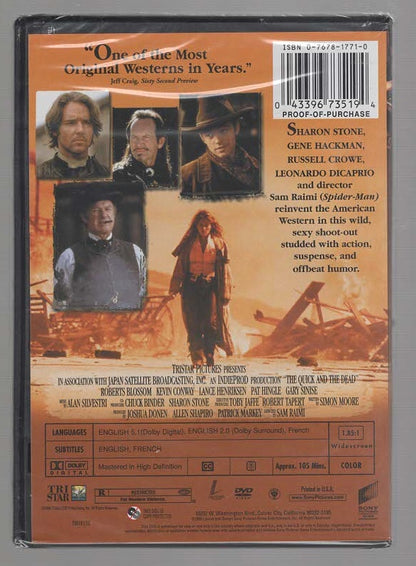 The Quick And The Dead Action Adventure Drama Movies Romance thriller Western dvd