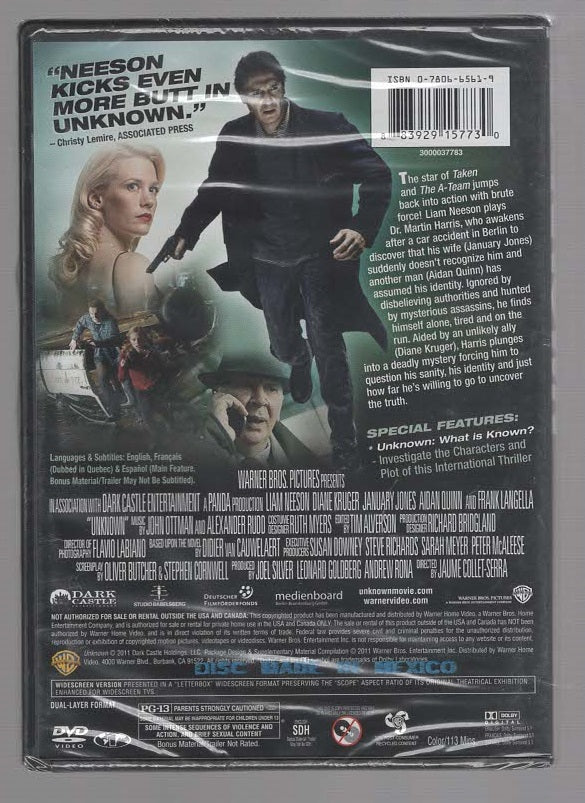 Unknown Action Movies mystery Psychological Thriller thriller dvd