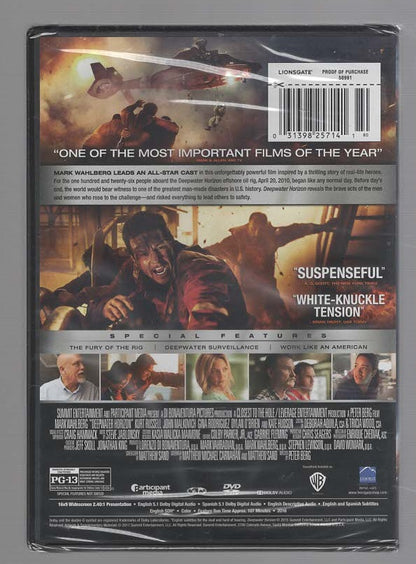 Deepwater Horizon Action Based on a True Story Disaster Drama History Movies thriller dvd