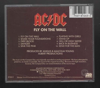 Fly On The Wall Australian Rock Hard Rock Music Rock Music CD