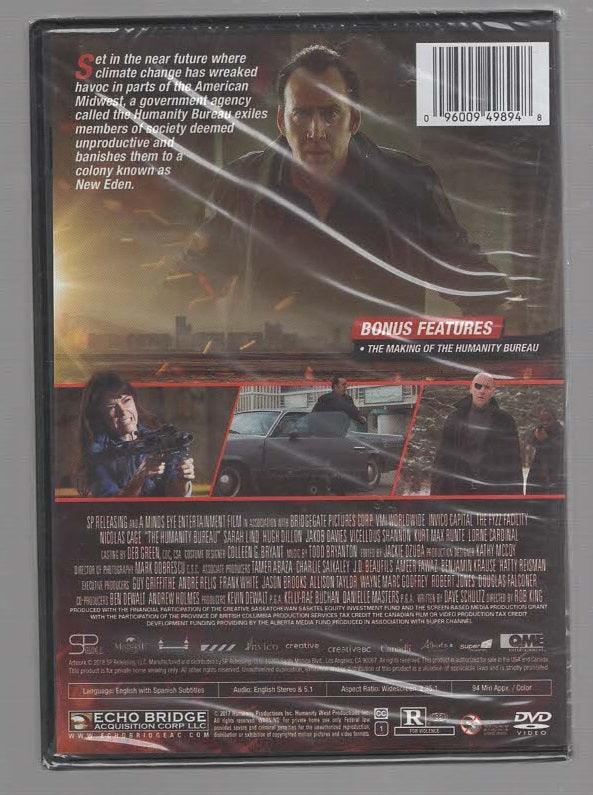 The Humanity Bureau Action Movies science fiction thriller dvd