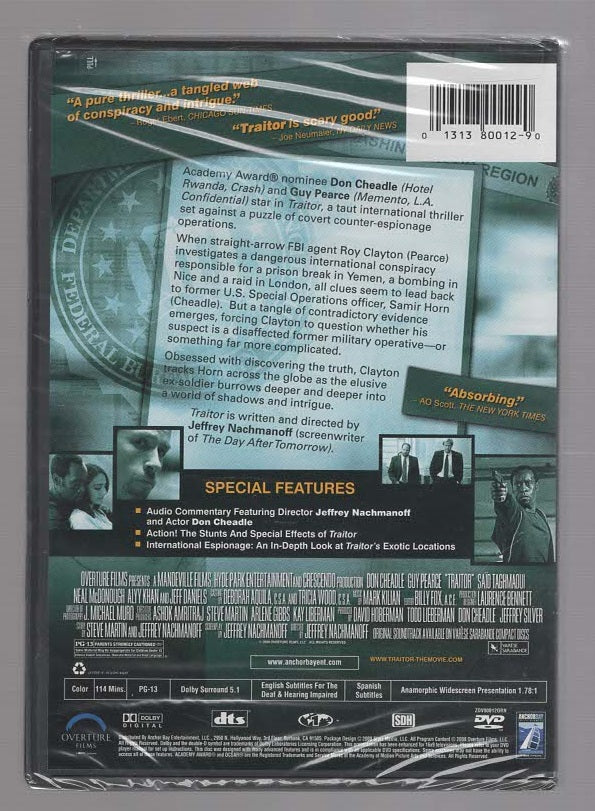 Traitor Action Adventure Crime Thriller Drama Movies Spy Suspense thriller dvd