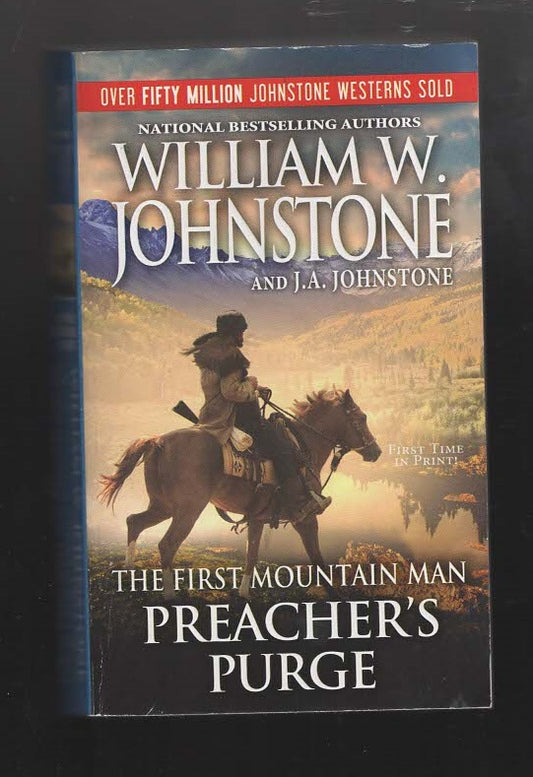 Preacher's Purge Action Adventure paperback Western Westerns Books