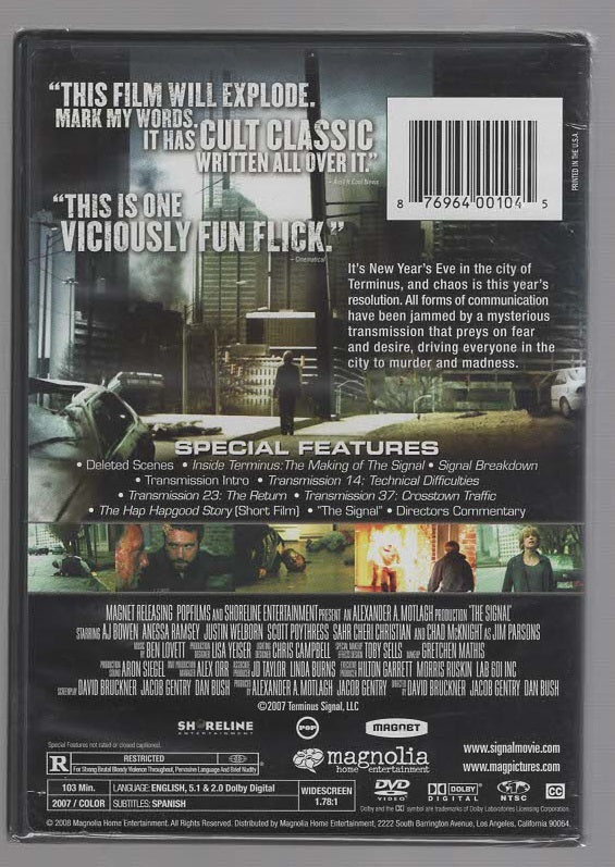 The Signal Movies science fiction thriller dvd