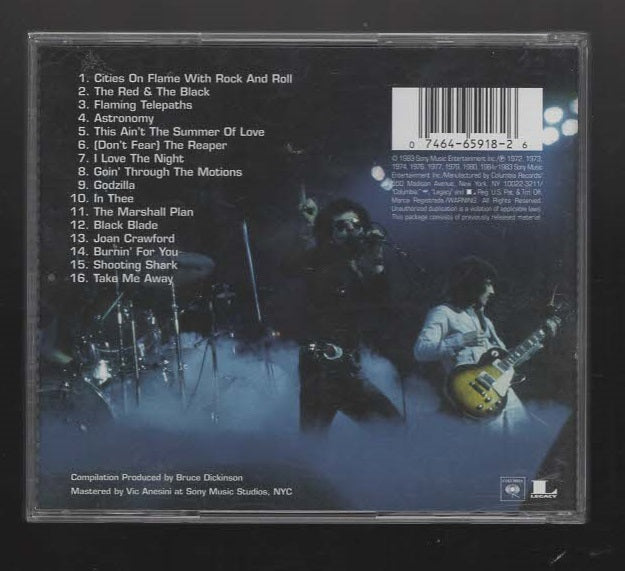 The Best of Blue Oyster Cult Album Rock Classic Rock Glam Metal Godzilla Hard Rock Music Progressive Rock Rock Music CD