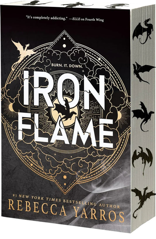 IRON FLAME PAPERBACK (sprayed edges)