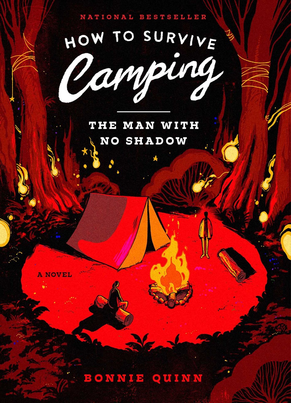 July 2026 Nightmare on Meeker Street Book Club Selection- How To Survive Camping: The Man With No Shadow bookclub horror new paperback staffpicks book
