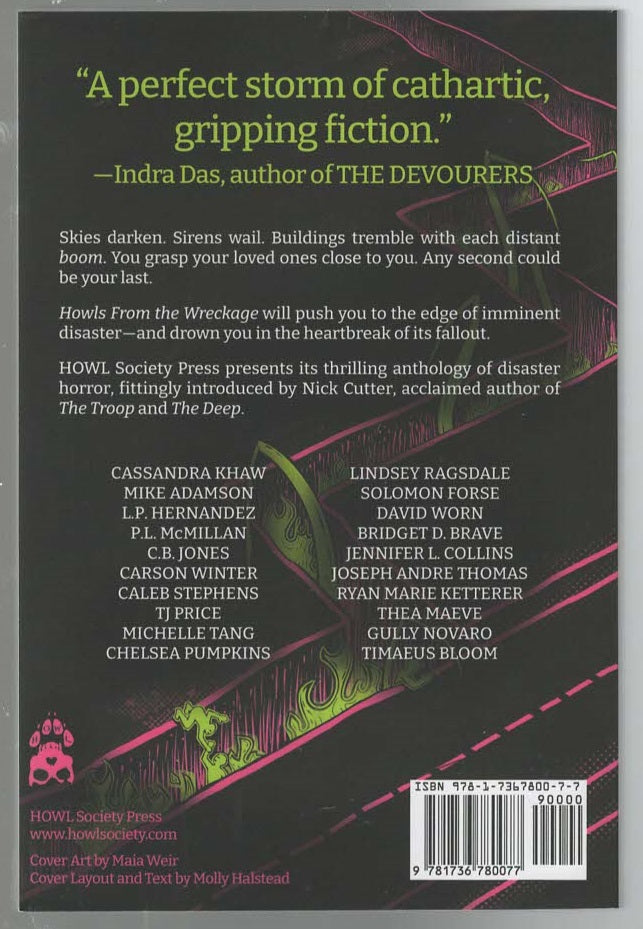 Howls from the Wreckage: An Anthology of Disaster Horror anthology new paperback staffpicks Books