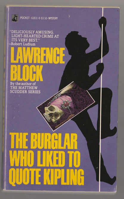 The Burglar Who Liked to Quote Kipling Crime Fiction Detective Fiction Humor mystery mystery thriller used Books