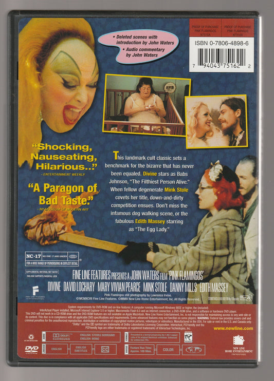Pink Flamingos Comedy Comedy Drama crime Crime Comedy Crime Fiction Dark Comedy Movies Ranchy comedy used Movie