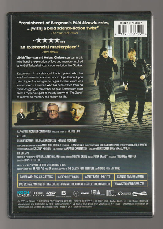 Allegro Danish Drama fantasy fantasy fiction Movies Romance Sci-Fi Sci-fi fantasy used Movie