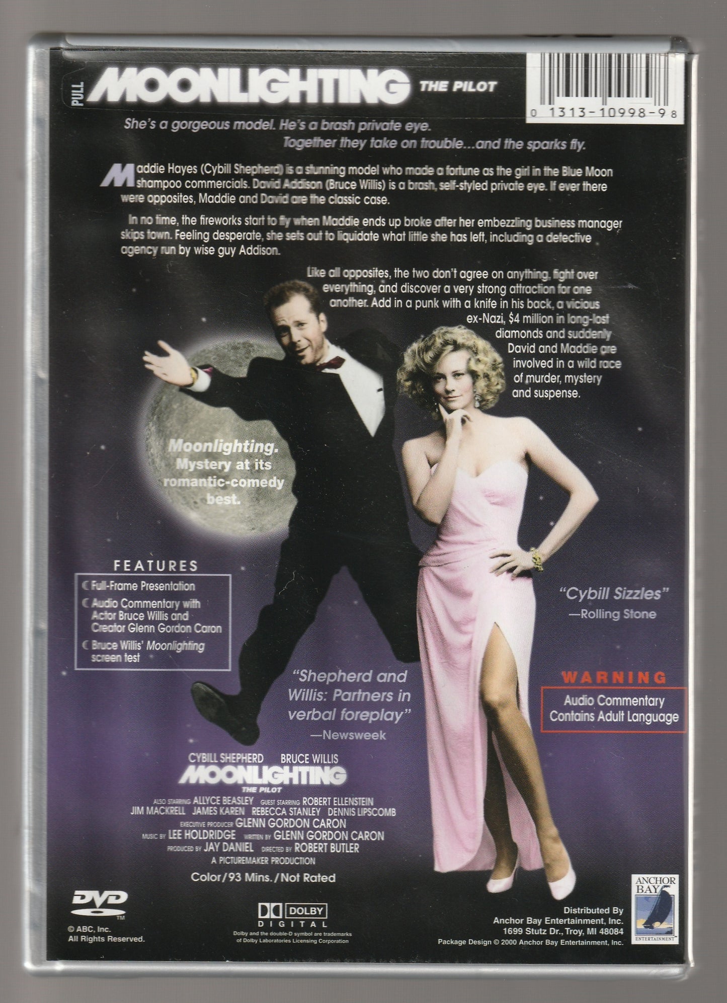 Moonlighting Comedy Cozy Mystery Drama Movies mystery Romance Screwball Comedy used Movie