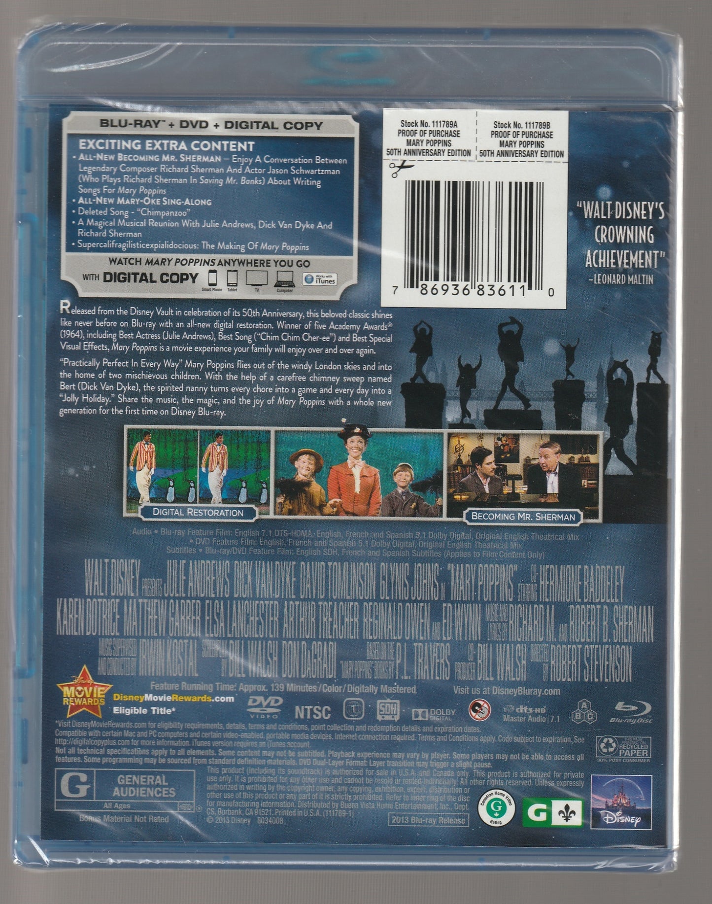 Mary Poppins Classical Classical Music Comedy Comedy Drama fairy tales Family Family Friendly fantasy Movies Music Musical Supernatural supernatural fantasy used Movie