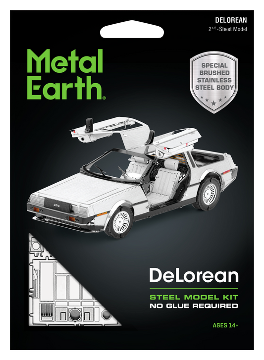 Metal Earth Steel Model Kit - DeLorean gift puzzle puzzle
