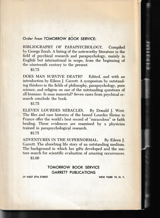 The Haunted Mind: A Psychoanalyst looks at the Supernatural