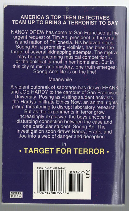 Target for Terror mystery used Young Adult Books