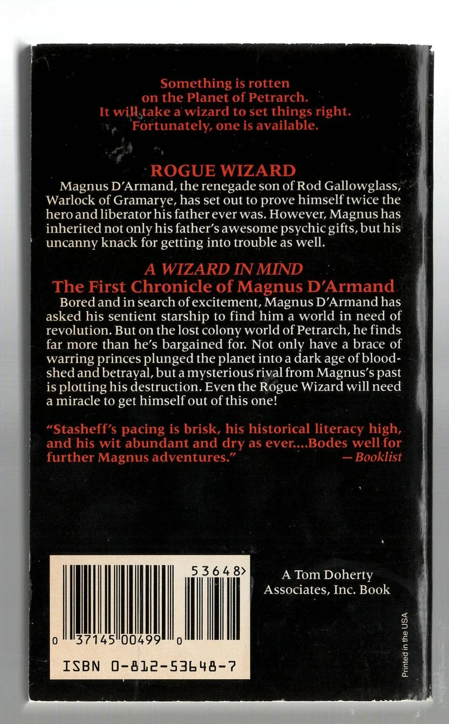 Wizard in Mind Epic Fantasy fantasy science fiction Science Fiction Fantasy used Books