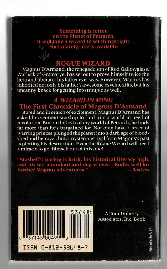 Wizard in Mind Epic Fantasy fantasy science fiction Science Fiction Fantasy used Books